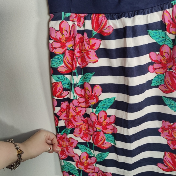 Vineyard Vines Magnolia Striped Dress Size 4 - Picture 3 of 5